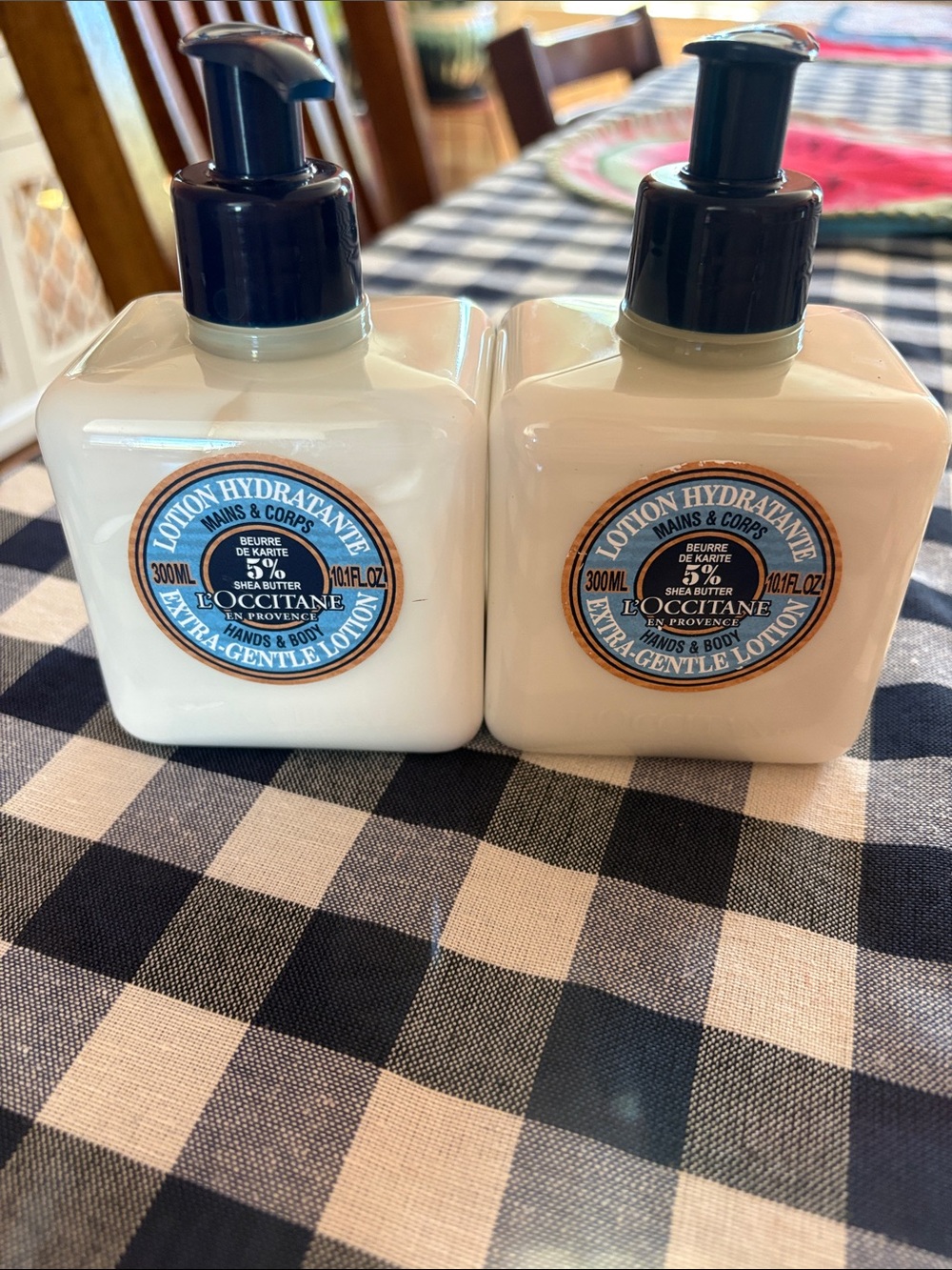 L'Occitane Shea Butter Extra-Gentle Hand & Body Lotion 5% x2